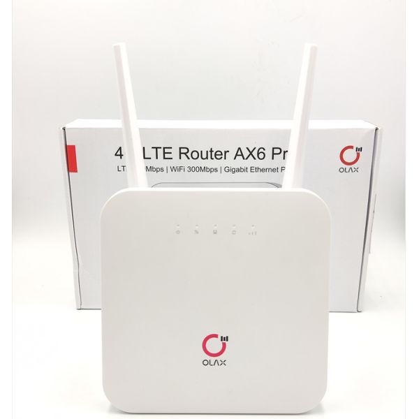 OLAX AX6 PRO 4G Mini CPE WiFi Router 4000mah Battery Power Modem TTL/ IMEI
