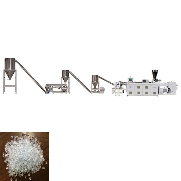 Quality Transparent Pvc Pellet Making Machine / Plastic Pelletizing Line for sale
