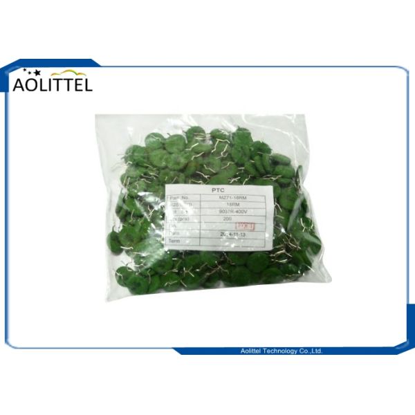 Silicone Coated Informing Degaussing PTC Thermistor MZ71-18RM AC270V 14mm 18Ohm TC 60C For Color TV