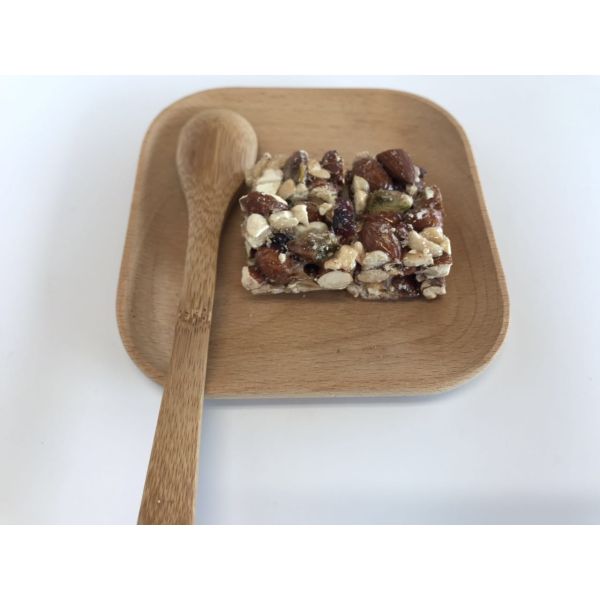 Healthy Nut Cluster Snacks With Pomegranate No Frying Mixing Natural Flavor