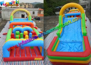 Wholesale Customized Interactive Inflatable Obstacle Course Game With Inflated Pool from china suppliers