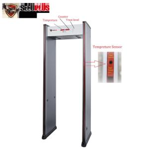 Wholesale Easy Installation Walk Through Metal Detector Infrared Body Temperature Detection System from china suppliers