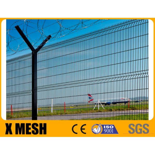 6 Sets Anti Climb Mesh Fence 50*200mm Mesh Fencing Panels