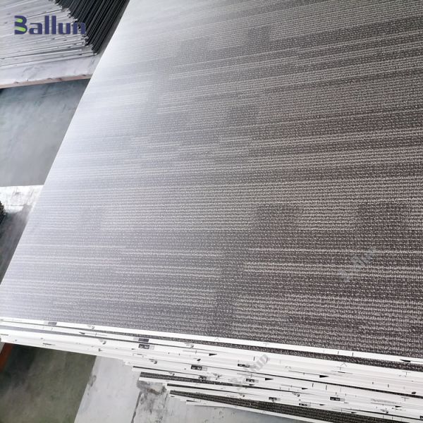 Eco Beauty Woven Vinyl PVC Carpet Floor Covering SPC LVT Floor Vinyl Tile for Indoor