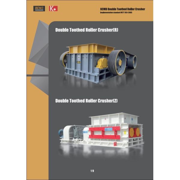 Basalt Broken Roll Crusher Machine High Output Limestone Crushing Machine