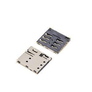 Wholesale Nano Type 6 Pin Sim Card Connector LCP Push Push Sim Connector For Moblie Phone from china suppliers