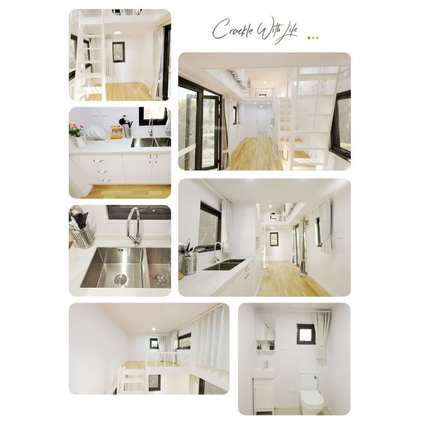 Revolutionize Travel Experience With Cider Box Prefabricated Tiny House On Wheels For Sale