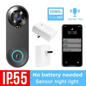 China FCC Approved IP54 WIFI Video Doorbells 128G H 265 Tuya Smart Doorbell on sale