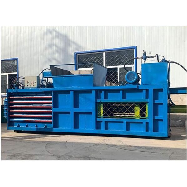 Scrap Metal Hydraulic Baler Machine Plastic Horizontal Baling Machine
