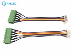China 6pin 5.08 Mm Male Screw Pcb Terminal Block to 6P MTA100 Discret Flat Ribbon Cable on sale