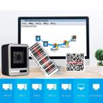Omnidirectional High Speed Barcode Reader 2D Handsfree Qr Code Desktop Scanner