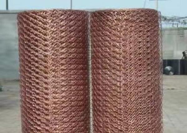 Quality Brass / Copper Hexagonal Wire Mesh 0.5-2m Width For Protection for sale