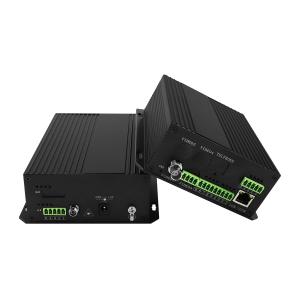 Bidi Data Dry Contact Analog Video Fiber Converter RS232 RS485 Rack Mounted DC12V