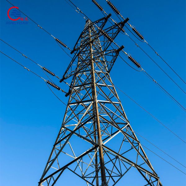 High Voltage Overhead Electric Transmission Power 550kV Lattice Angle High Tension Q460