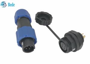 China PA66 M13 Waterproof Landscape Lighting Panel Mount Terminal Block 4 Pin on sale