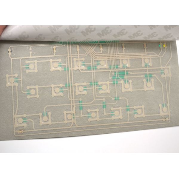 Moisture Proof LED Membrane Switch Embossed Tactile Keypad For Medical Instruments