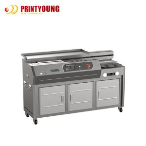 China Hot Melt Book Binding Machine With Double Glue Wheel on sale