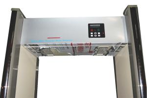 Digital Walk Thru Metal Detector With Single Line LED Screen Panels