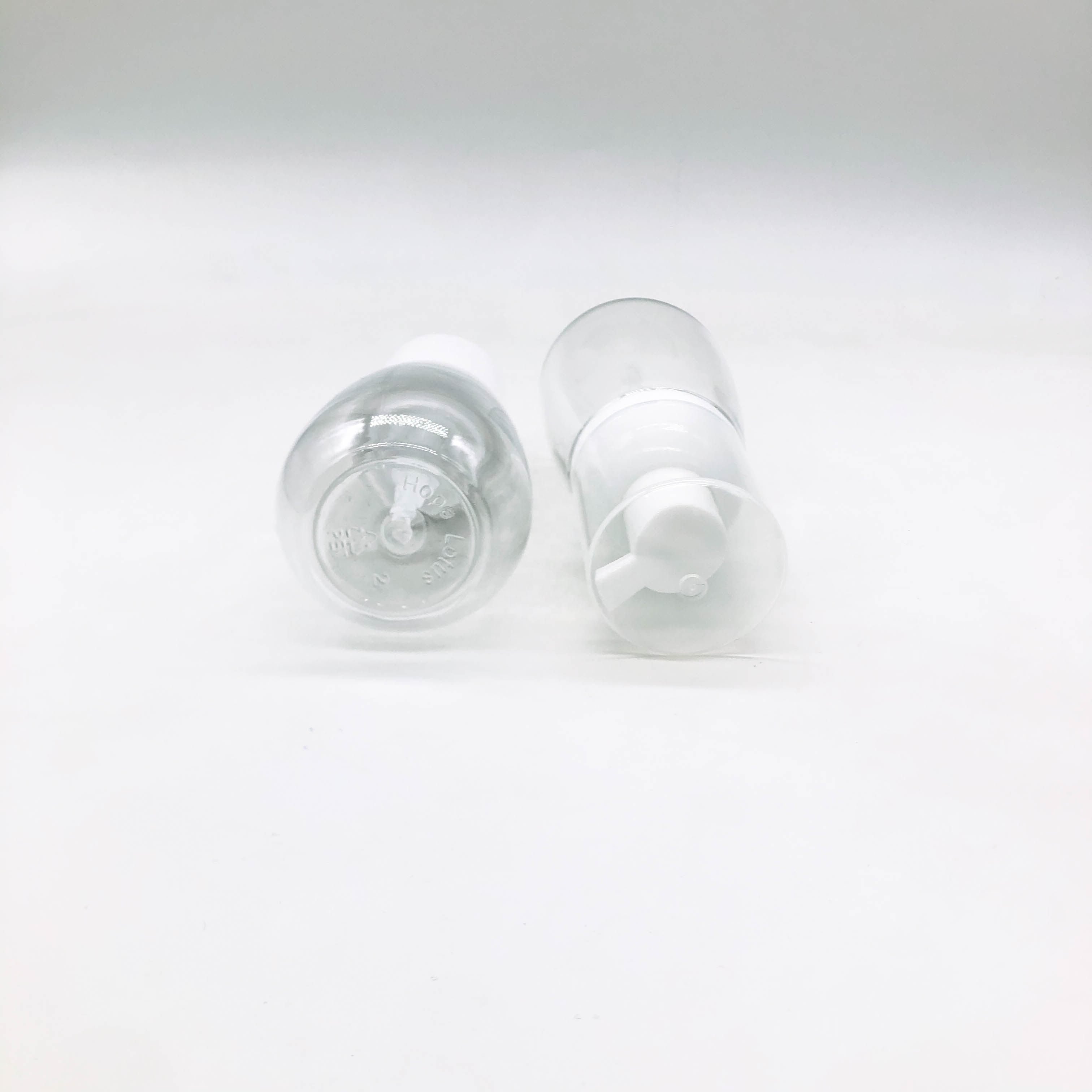 Foaming Pump 40mL PET Mini Bottle for Lotion and Customized Logo Drop Cleanser