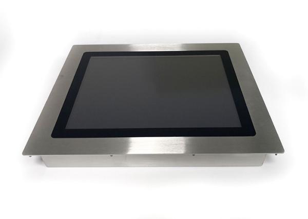 Resistive Touch Computer Fanless Industrial Pc 15'' Flat Panel For Embedded