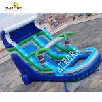 Strong PVC Custom Inflatable Slide With Obstacle Course For Events