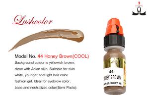 China Honey Brown Eco Natural Semi Cream Permanent Makeup Pigment for Eyebrow Tattoo on sale