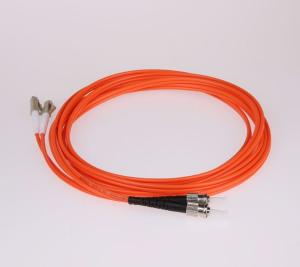 China 2.0 3.0mm Fiber Optic Jumper LC-ST / UPC PC Duplex Multimode Fiber Patch Cord on sale