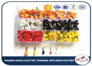 China Cord pin end electrical crimp connector kit  cold pressed insulated KLI-9931556 400pcs on sale
