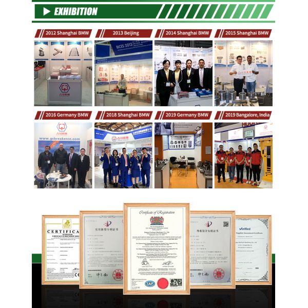 Hydraulic Breaker Rock Breaker Membrane Hammer GHB230 For 25-38 Tons Excavator