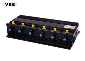 China 6 Bands Cellular Wifi Jamming Device , RF Signal Jammer Power Adjustable on sale