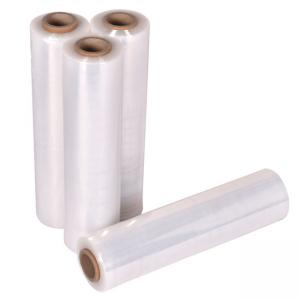 China Plastic Packaging PE Stretch Film Wrapping LLDPE Shrink Film 5kj/M2 Impact Strength on sale