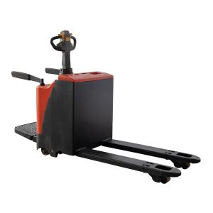 China Stand On Electric Pallet Lifter With PU Wheel 205mm Height on sale