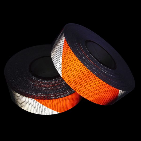 Honeycomb Double Color White Red Yellow Black Acrylic Reflective Material Reflective Sheeting for Traffic Safety