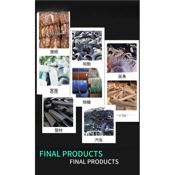 Industry Scrap Metal Shredder with Replaceable Blades Upgrade Your Machinery Repair Shop