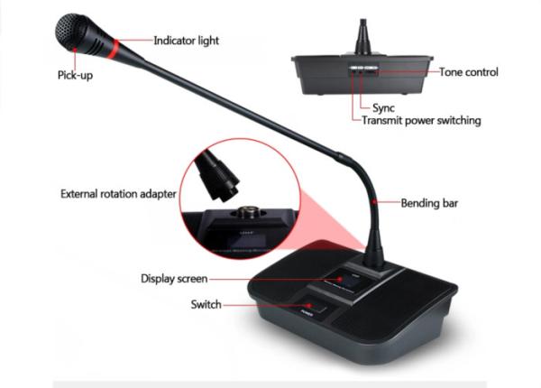 Quality Gooseneck Design Conference System Microphone 12kg Weight With 8 Channels for sale