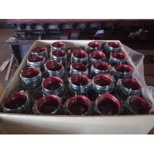 Gasket Round Ducting Galvanized Steel Clamps Quick Release Diameter 150mm