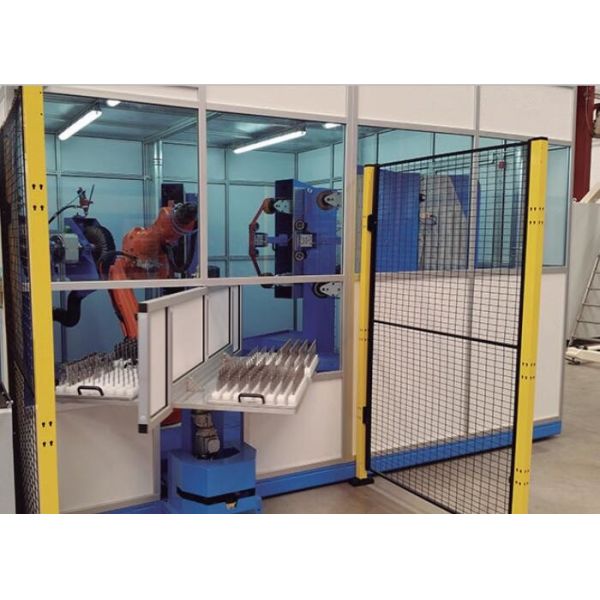 Robot Operation CNC Polishing Machine , Automatic Grinding Machine For Auto Parts Metal