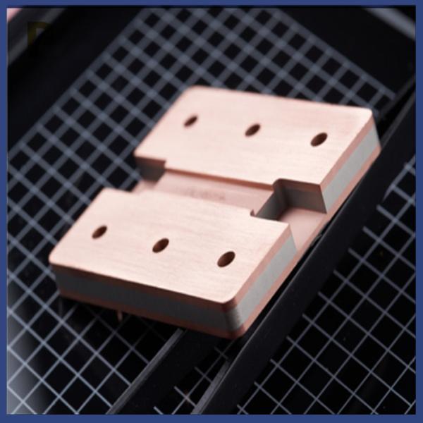 Quality CuMoCu Nickel / Silver Plated Molybdenum Copper Heat Sink With Good Machinability for sale