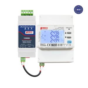China EM4372  3 phase power analyzer energy meter~Modbus ~MID approved on sale