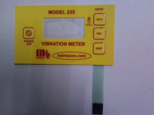 Wholesale Embossed FPC Flexible Membrane Switch Keypad For Electric Computer / Control Panel from china suppliers