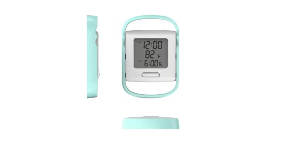 Quality Customized Plastic Led Display Clock With Modern Sunrise Alarm for sale