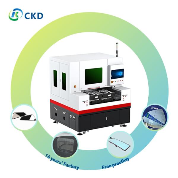 Quality High Precision Glass Mirror Cutting Machine Cutting Speed 1-3m/min Chipping ≤0.02mm 2000kg Capacity Voltage 220V/380V for sale