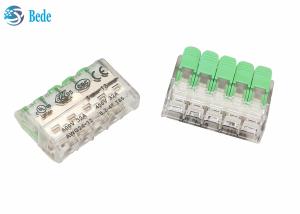 Wholesale Spring Lever Quick Connect Terminal Block 5 Way 450V 32A OJ265 from china suppliers
