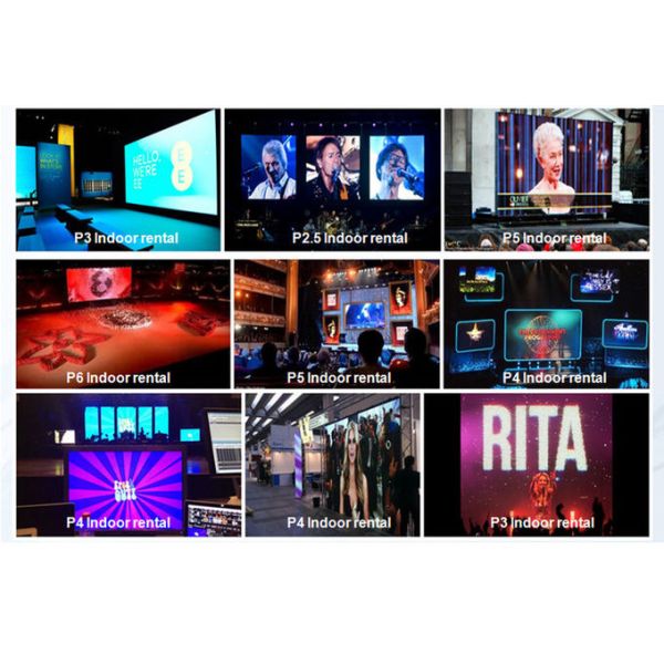 Aluminum P5 SMD2727 26W Indoor Full Color LED Display