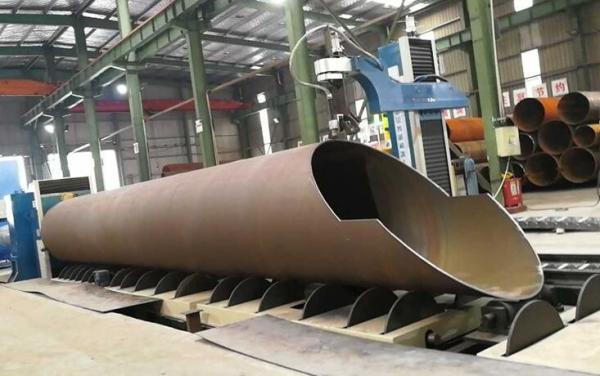 Quality Big Diameter CNC Pipe Profile Cutting Machine Cutting Thickness Up To 1250mm for sale