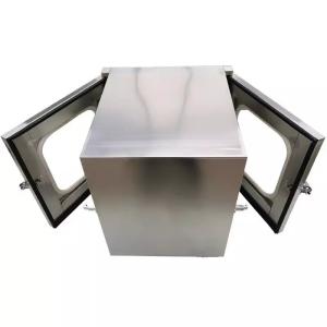China 630mm Laboratory Pass Box  Static Clean Room Pass Through Box on sale