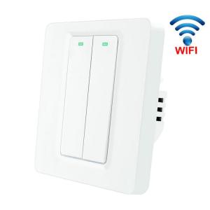 Wholesale eWeLink APP control Push Button Wifi Wall Light Switch, EU standard wireless wifi smart switch google home/Alexa from china suppliers