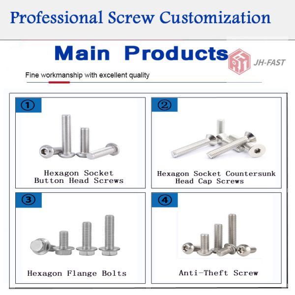 T5 T6 T8 T20 T25 Torx Screws for Custom CNC Stainless Steel Flat Mushroom Pan Head Cap