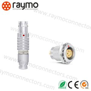 Shockproof Circular Push Pull Connectors G Coded Self Latching Mechanism