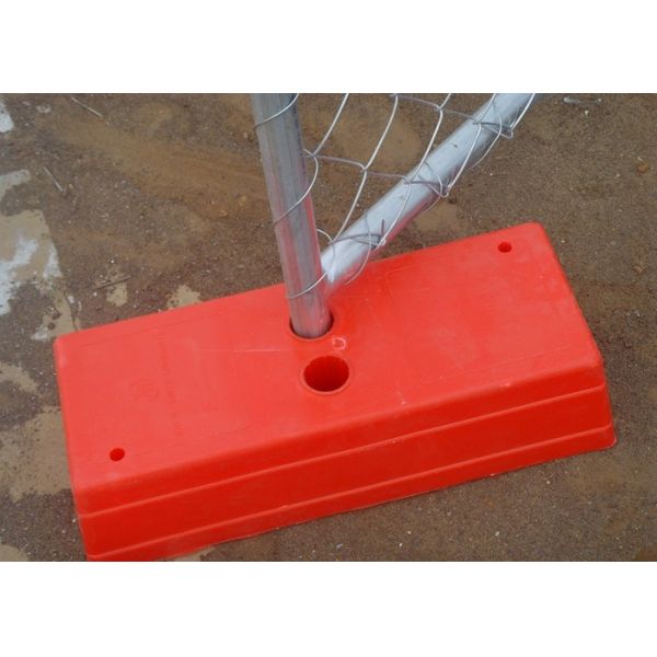 Diamond Hole Shape Portable Chain Link Fence For Residential Housing Sites